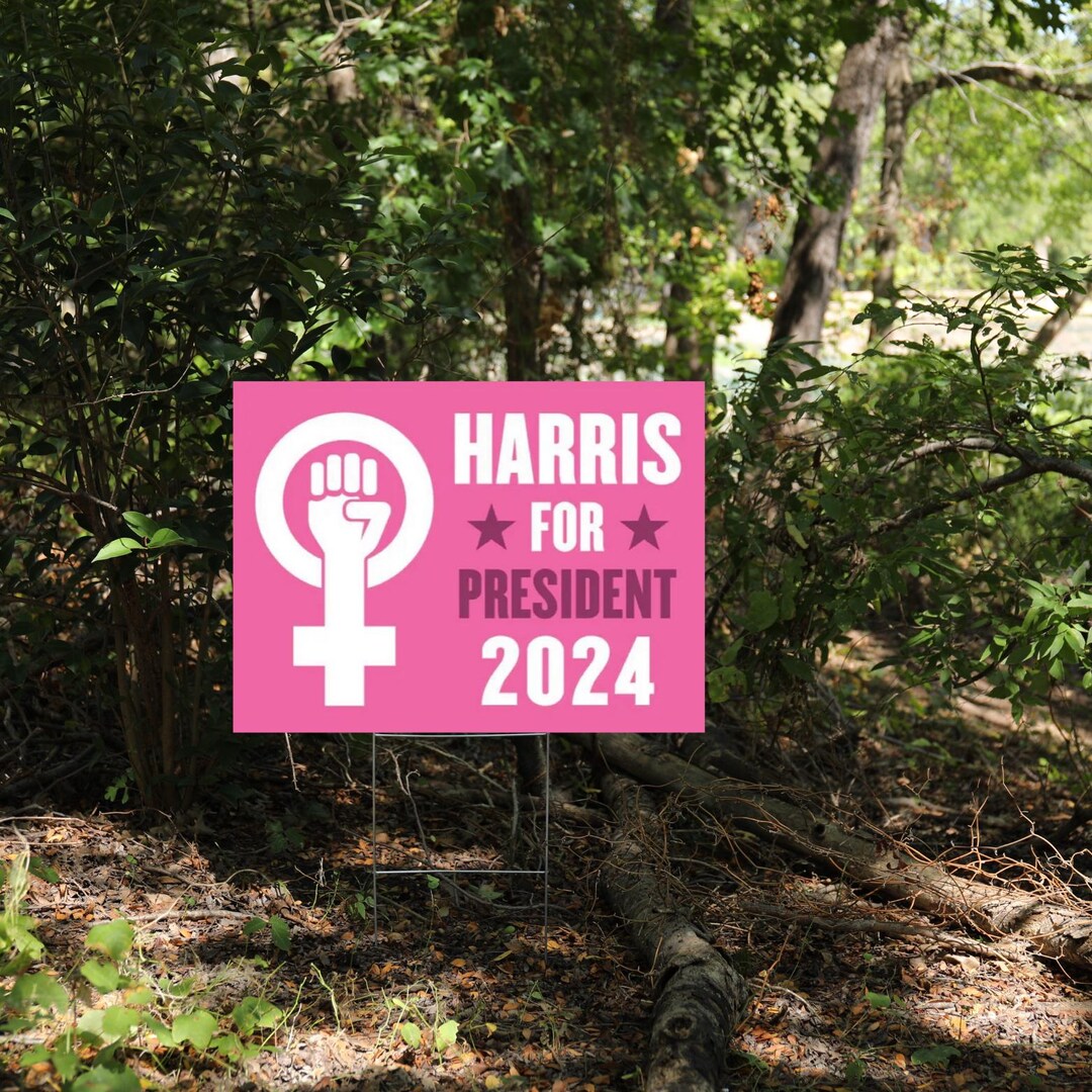 Kamala Harris 2024 Yard Sign Coroplast Harris for President 2024 Lawn ...