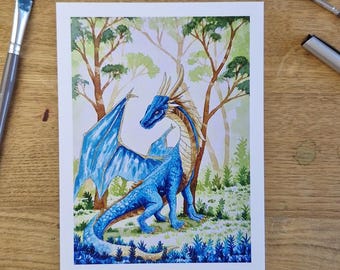 SD KUNSTDRUCK: Brynwood the Dragon 15 x 20 cm