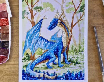 SD KUNSTDRUCK: Brynwood the Dragon 21 x 30 cm