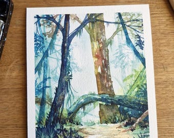 DRUK ARTYSTYCZNY HD: Głęboko w lesie