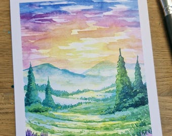 DRUK ARTYSTYCZNY SD: Pola lawendy