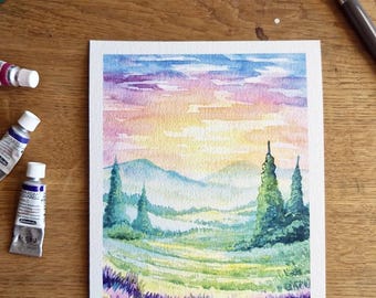 DRUK ARTYSTYCZNY HD: Pola lawendy