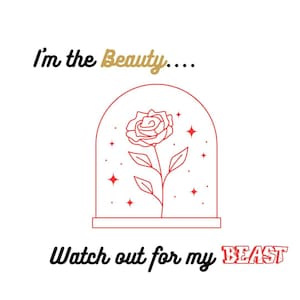 Rosa incantata SVG, La bella e la bestia Rosa SVG, Rosa incantata, La bella e la bestia Clipart, La bella e la bestia Estetica, Belle Art