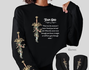 Lightlark Team Oro Crewneck Sweatshirt: Booktok Merch, romantasy sweatshirt
