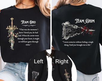Team Oro & Grim Sweatshirt: Lightlark Reader Crewneck