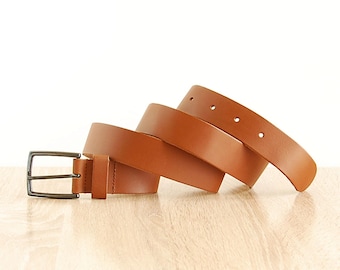 Cintura Da Uomo In Pelle Scamosciata Italiana Borgogna Marrone 35