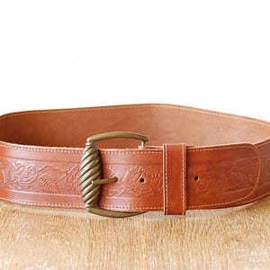 Wide Belt Unique Women Belt Vintage Brown Belt Bold Buckle Belt Low Waist Belt Wide Skirt Belt Handmade Quality Fashion Girl Belt