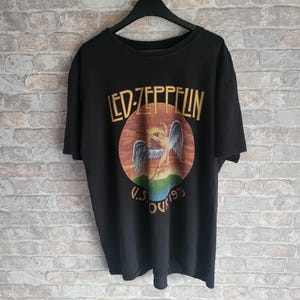 Official Led Zeppelin T-shirt -Size XL: Vintage Band Tees -Festival Clothing -Y2K