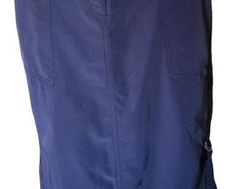 Zwarte maxirok met verstelbare zijsplit| Techwear-rok met hoge taille| Y2K Gothic maxi-rok Utility-rok met zakken Avant-gardekleding