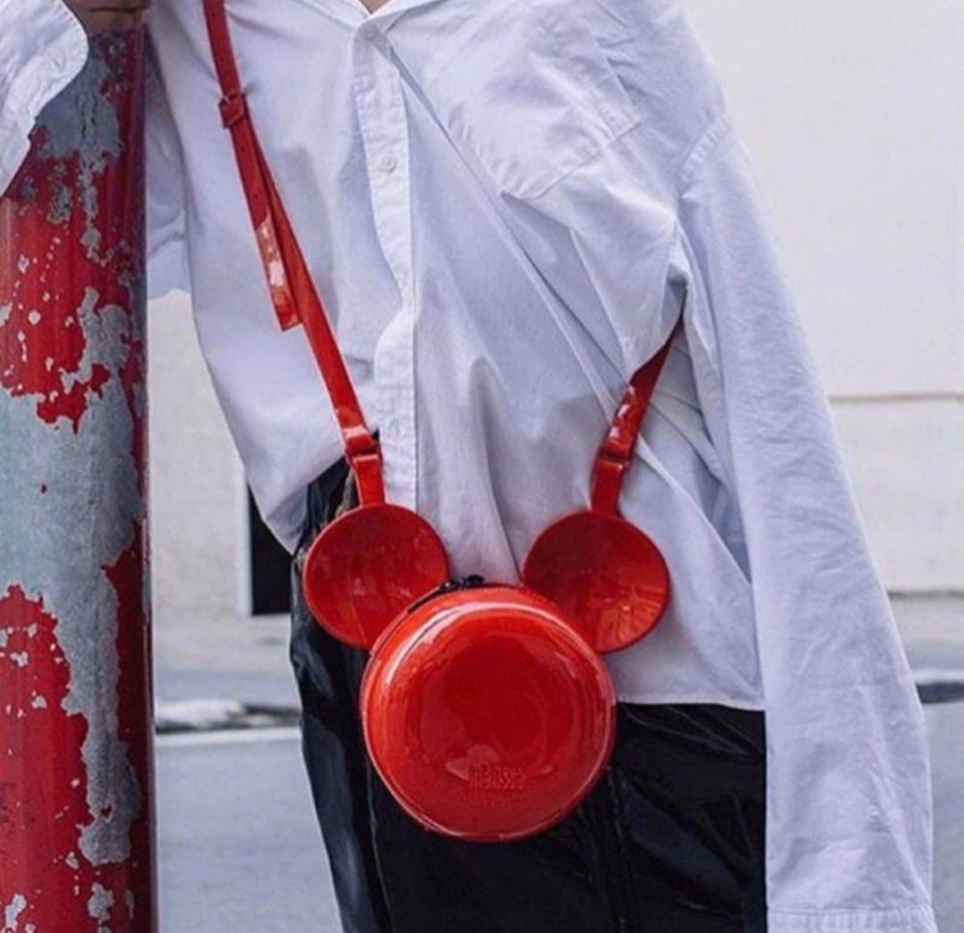 Authentic Melissa Red Jelly Mini Shoulder Bag, Designer PVC