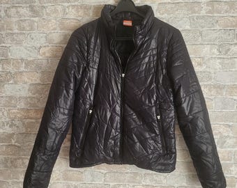 Vintage Nike Black Puffer Jacket, Lightweight, Size S