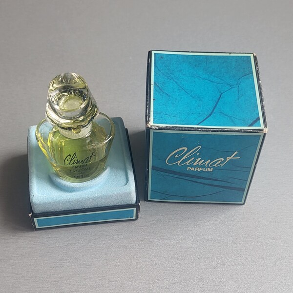Rare Find Vintage Climat, Lancôme Perfume, Collectible Discontinued Perfume, Year 1970s'