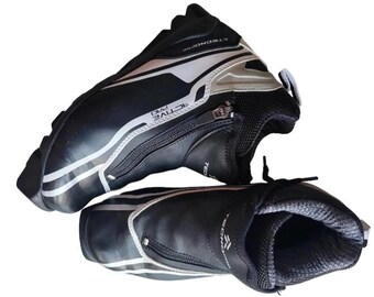 Vintage Tecnopro Active Pro Junior SNS Ski Boots UK 3 | Kids Cross Country Nordic Boots