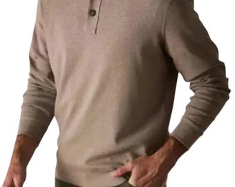 Vintage Brax Merino Wool Sweater Men L Brown Knit Pullover Soft Minimalist Jumper 100% Wool Classic Menswear