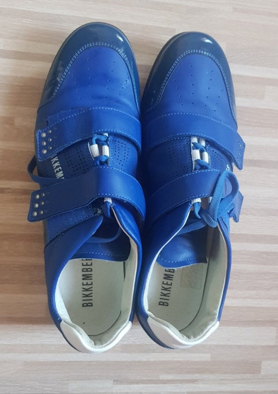 Dirk Bikkembergs Leather Sneakers Blue EU 43 | Sporty  display picture 1