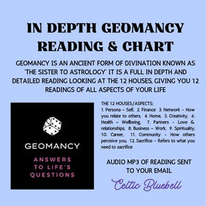 Psíquico celta escocés del Reino Unido. Lectura de geomancia, carta astral, lectura psíquica geomancia, lectura astrológica, lectura psíquica, carta astral