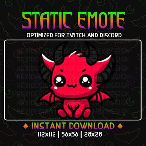 Twitch Red Bat Devil Horns Emote For Streamers Youtube Twitch Discord