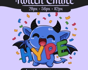 Emociones de murciélago demonio azul / Emociones de murciélago demonio lindo / Emociones de enojo y tristeza / Emociones de transmisión de Twitch y Discord