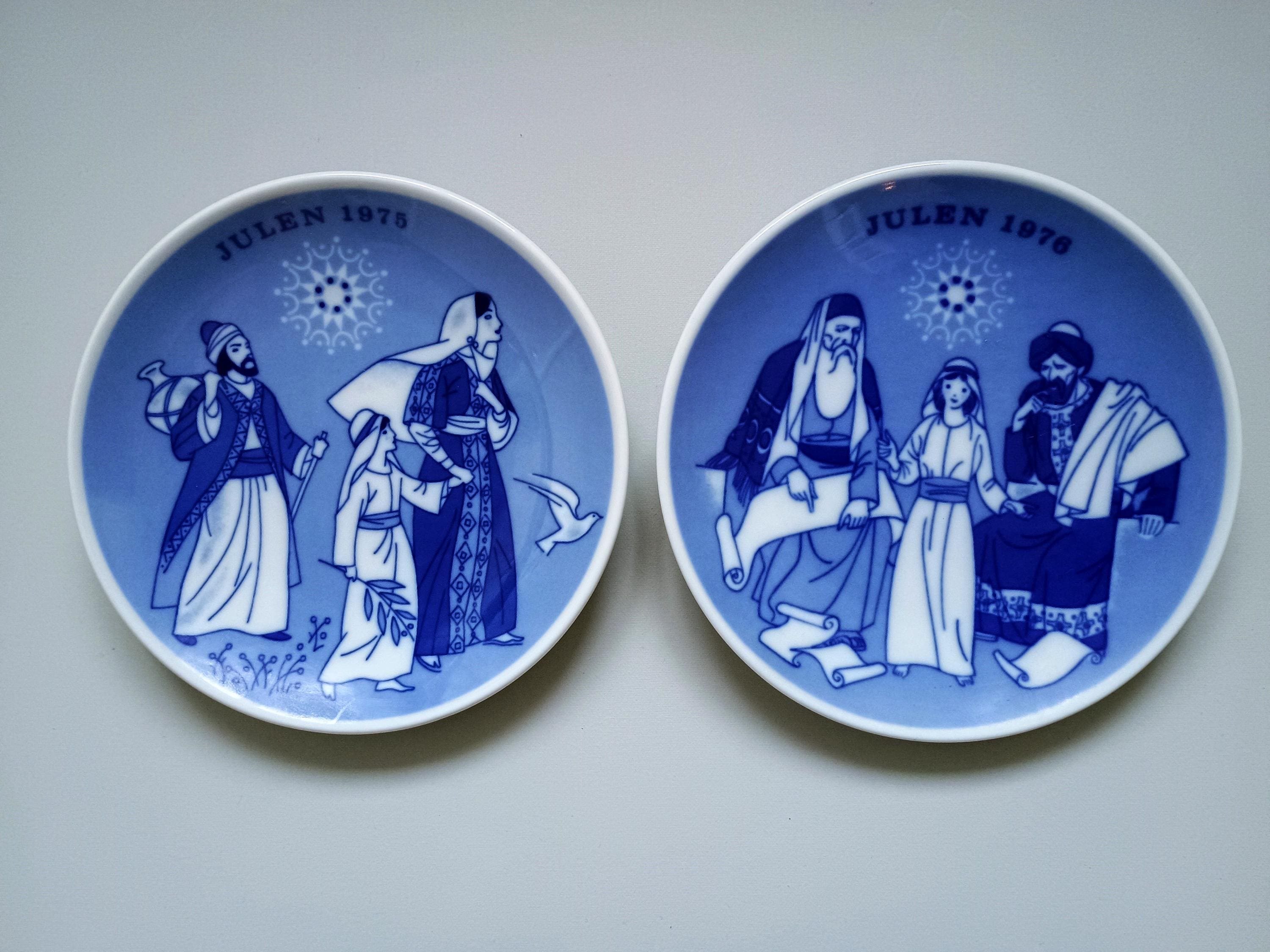 ヴィンテージ ポルスグルンド ノルウェー クリスマス プレート: 限定版