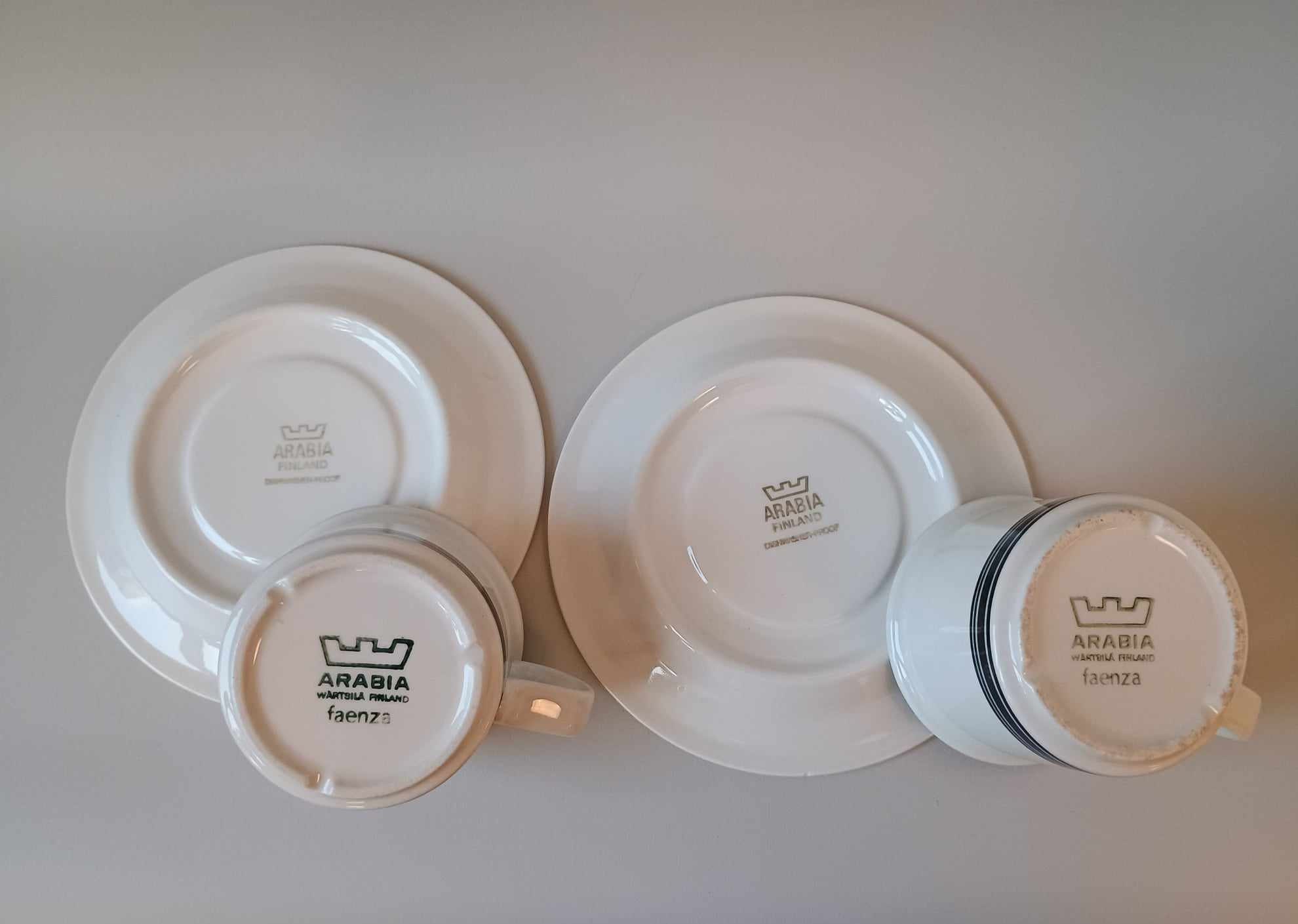 Arabia faenza キャセロール　2個セット Arabia faenza cup&saucer 2set 【公式通販】