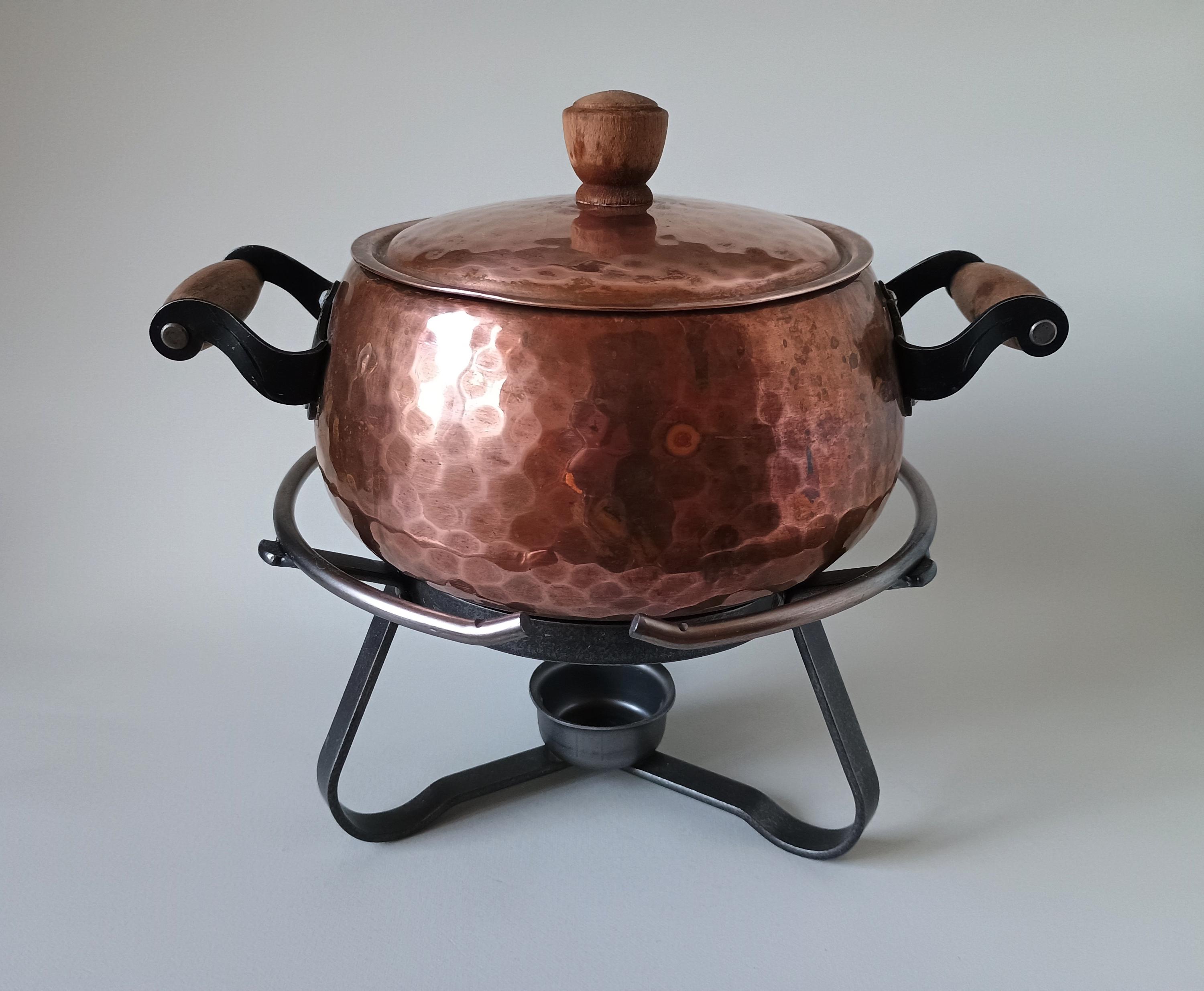 スイス製 ヴィンテージ　STOCKLI NETSTAL純銅 ケトル VINTAGE ≫スイス製 60-70s ヴィンテージ*STOCKLI NETSTAL*古い 純銅