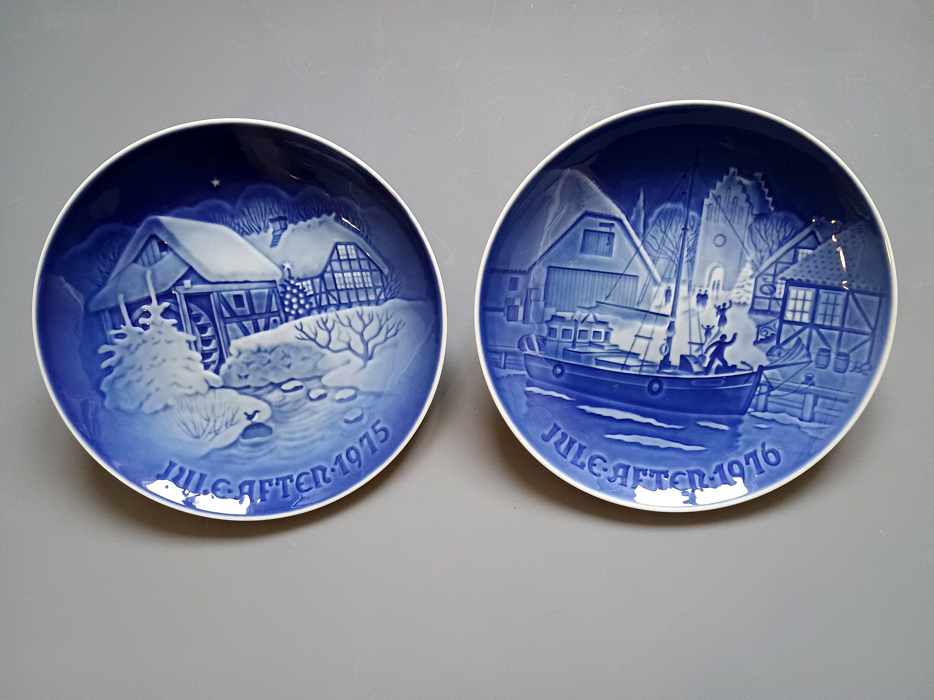 1970-1979 Bing & Grondahl Copenhagen Porcelain Christmas Plates