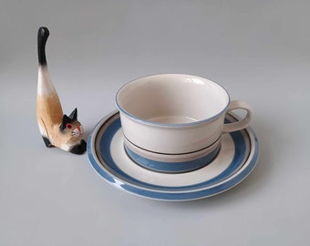 UHTUA Arabia Finland - Tea Cup & Saucer - Inkeri Leivo (decoration), Ulla Procope (model) - 1982-1999