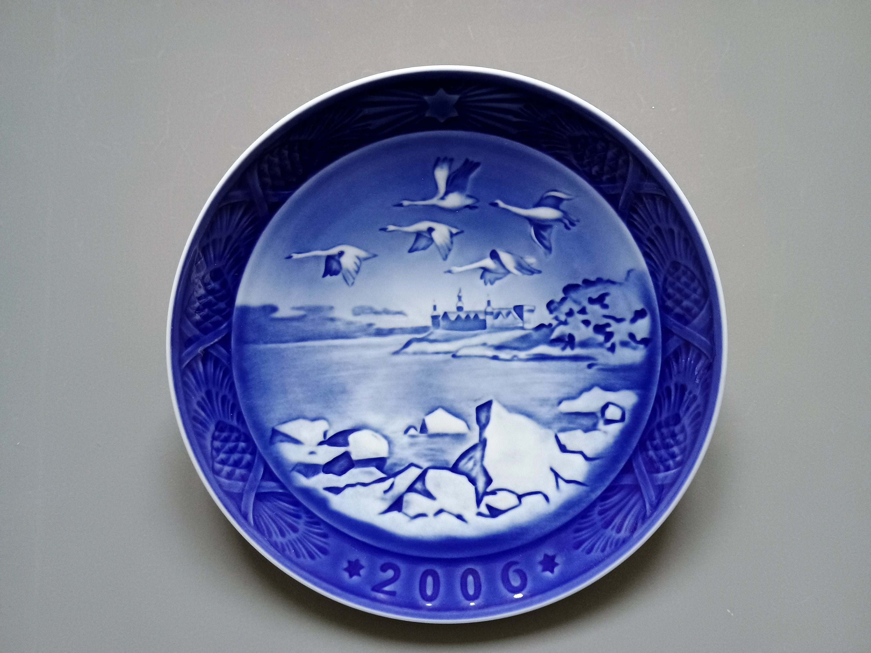 2000-2009 Royal Copenhagen Christmas Porcelain Collection Plates 