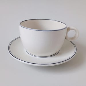 BIRKA Gustavsberg - Tea Cup & Saucer - Stig Lindberg - BIRKA Gustavsberg Sweden - In production 1973-1995