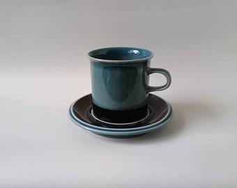 Arabia Finland MERI - Cocoa Cup & Saucer - Arabia Finland Ulla Procopé - 1975 - 1981