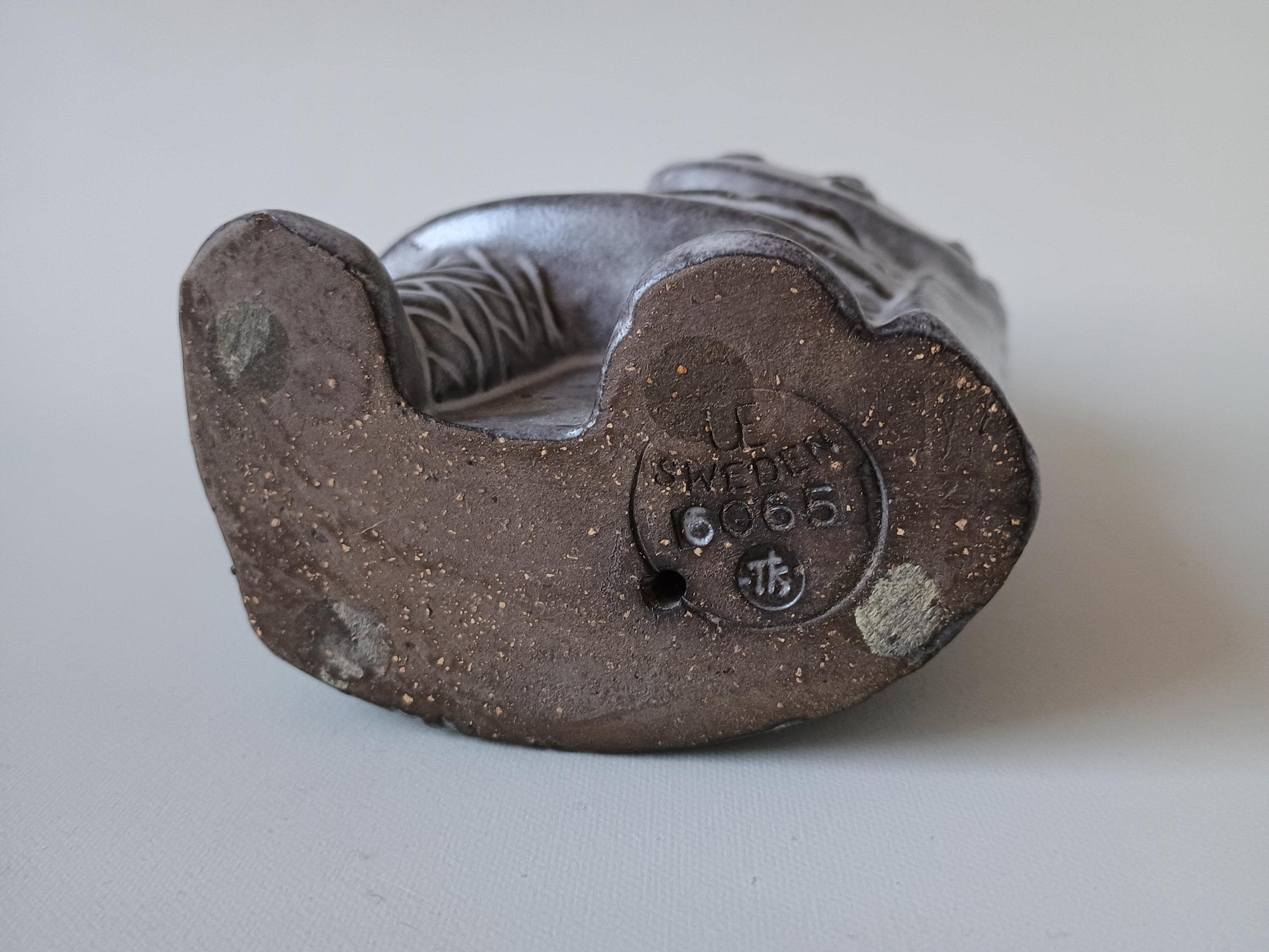 Vintage Ceramic Viking Figurine – Artist: Taisto Kaasinen