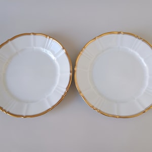 Offenbach Gold decor Cake Plate D-17,7 cm - Bing & Grøndahl Copenhagen Denmark 1950s