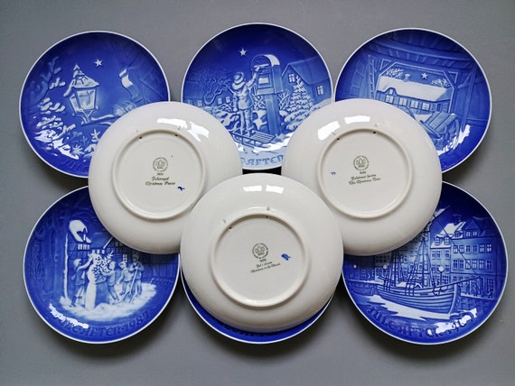 1980-1989 Bing & Grondahl Copenhagen Porcelain Christmas Plates