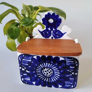 Arabia Finland Salt Box - Etsy