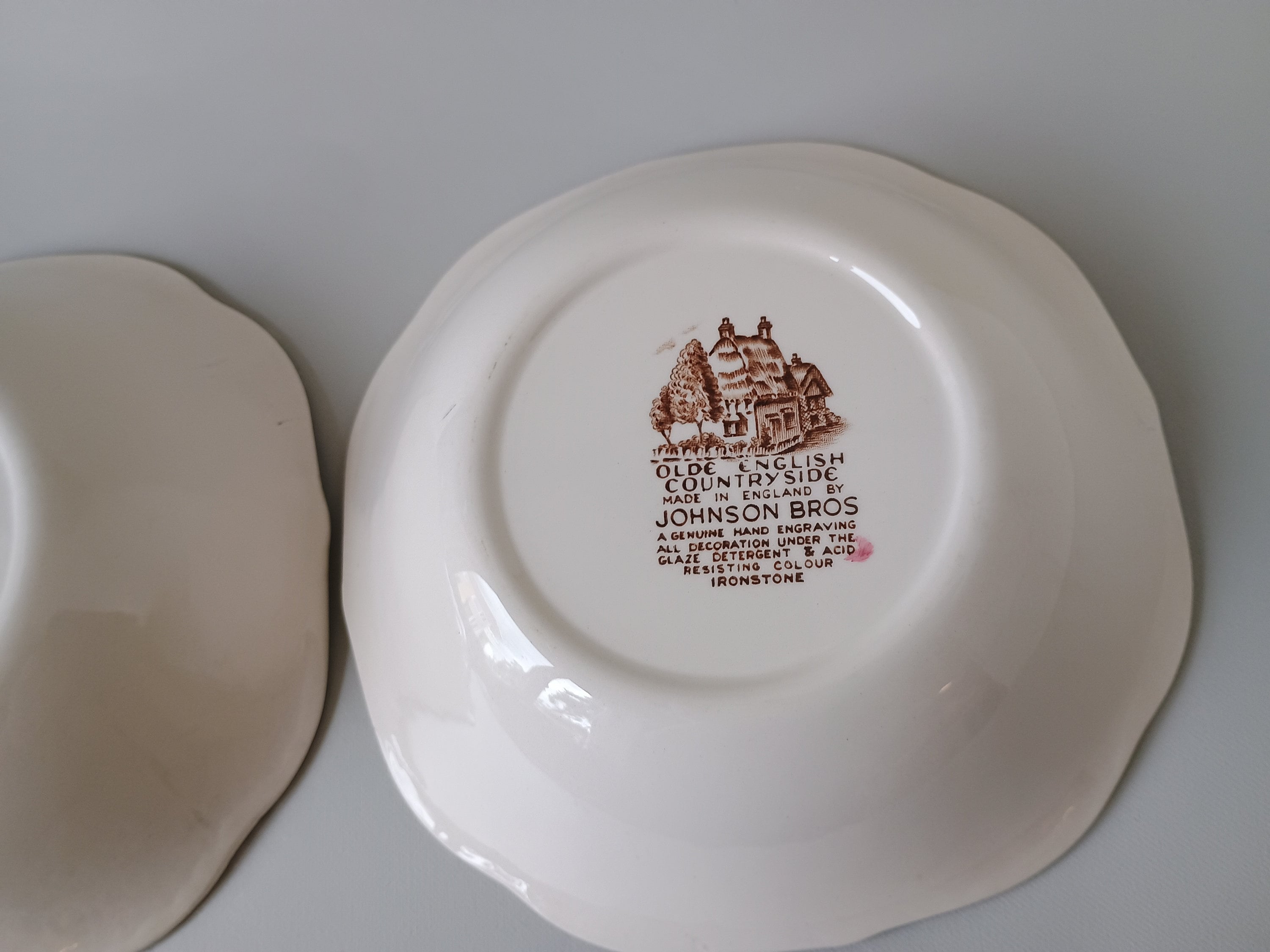 Johnson Bros Olde English Countryside Bowls - Set of 2 - Etsy Israel