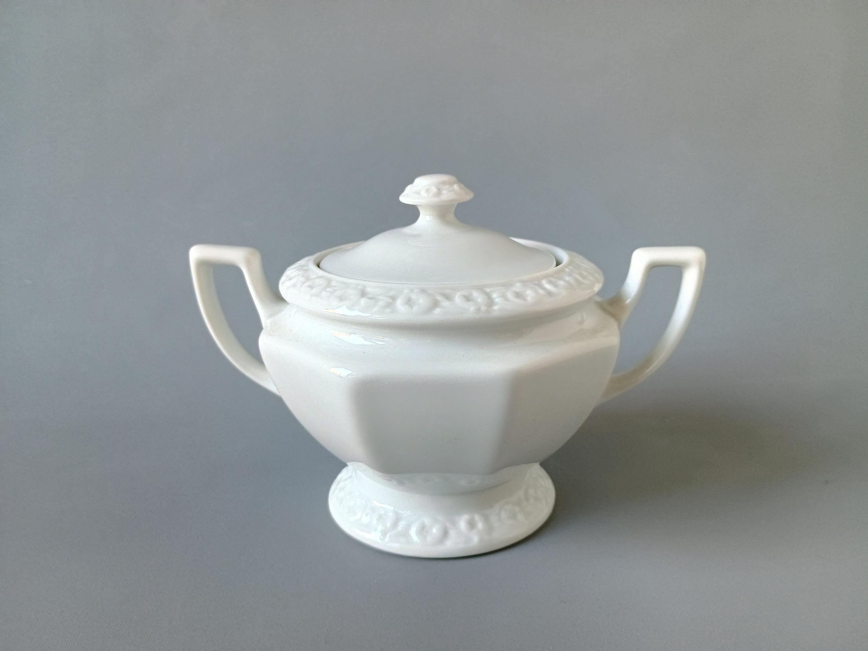 Rosenthal Maria White Covered Sugar Bowl