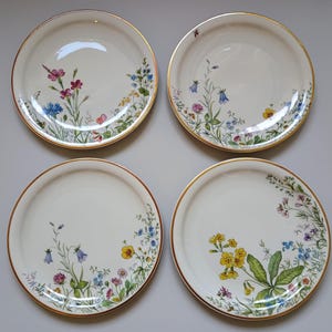 K&A Krautheim Selb Bavaria Wiesengrund und Bergeshöh'n - Plate D-19,5 cm - Krautheim Selb Bavaria Germany 1950s