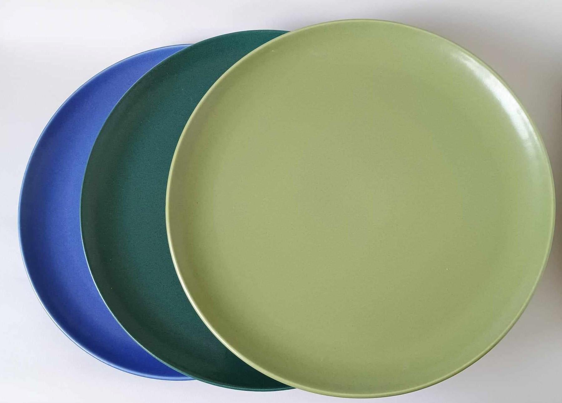 Höganäs Keramik - Large Dinner Plate D-30,5 cm - Höganäs Collection Sweden Designer: Marie-Louise Hellgren/Ö Johansson - 1990-2009