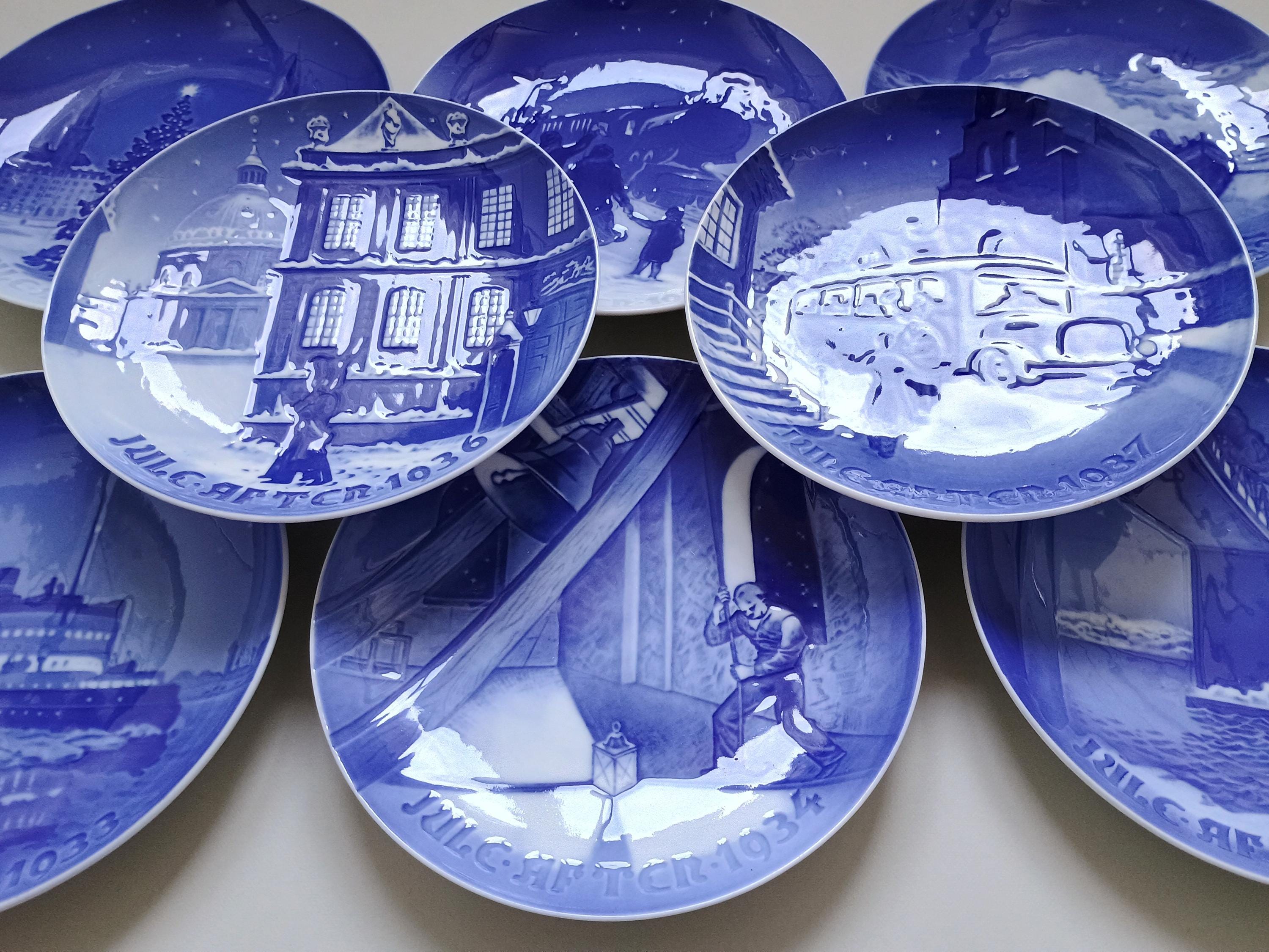 1930-1939 Bing & Grondahl Copenhagen Porcelain Christmas Plates