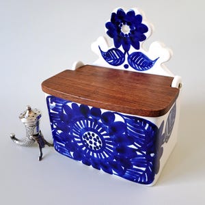 Arabia Finland Salt Box - Etsy