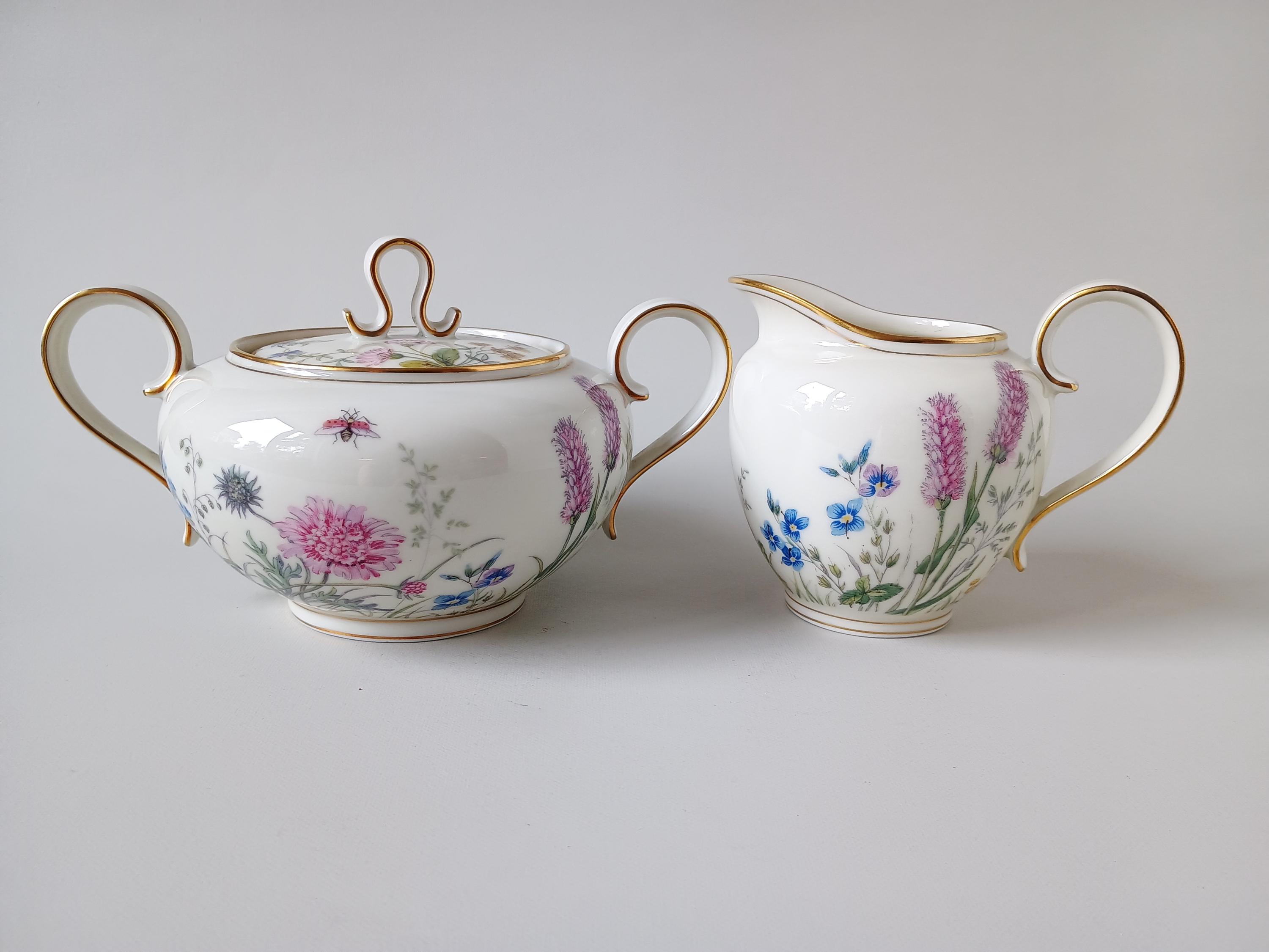 Vintage Krautheim Selb Bavaria Sugar Bowl or Creamer: Fine