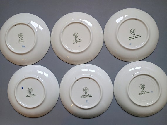 1970-1979 Bing & Grondahl Copenhagen Porcelain Christmas Plates