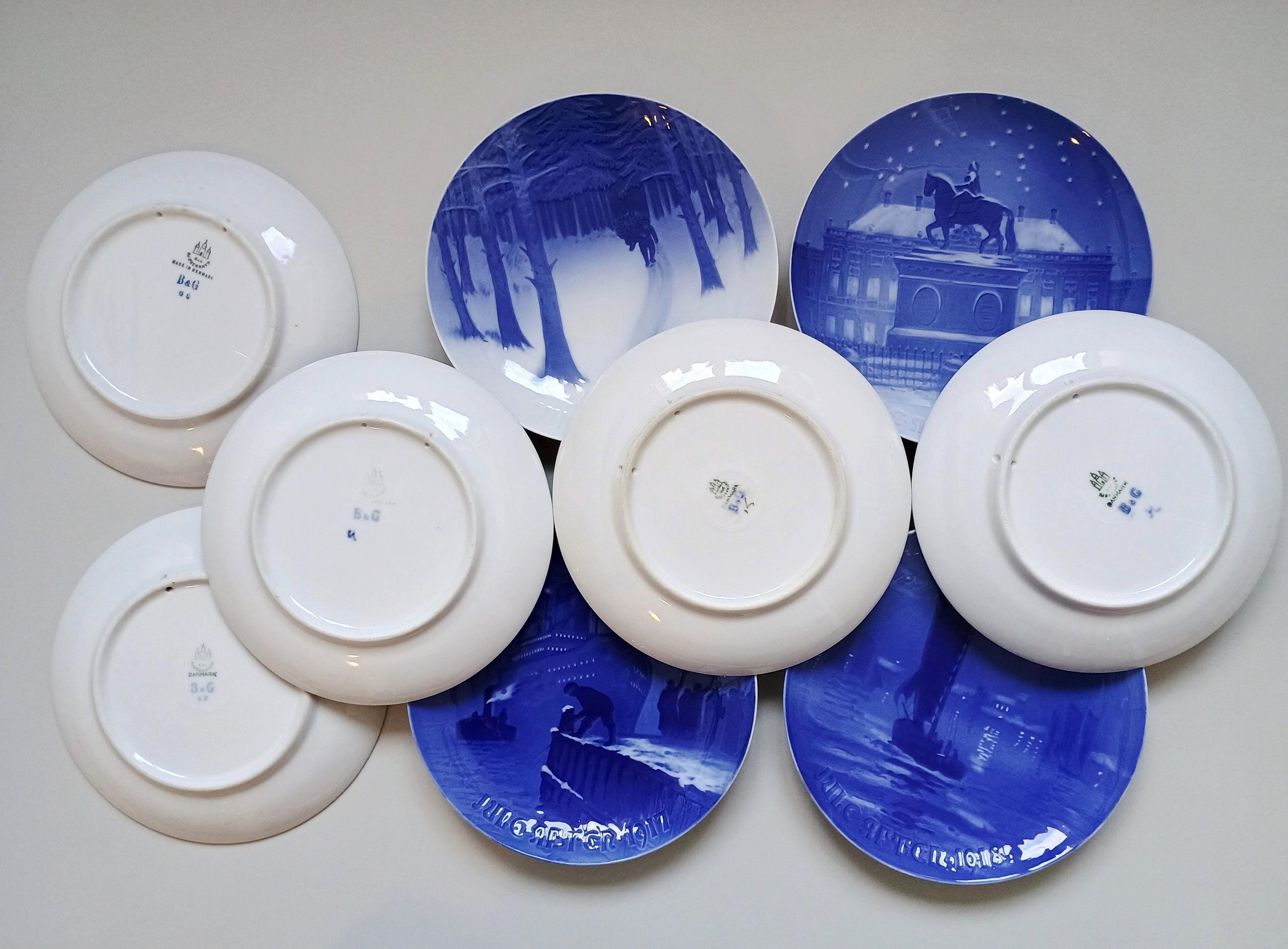 1910-1919 Bing & Grondahl Copenhagen Porcelain Christmas Plates