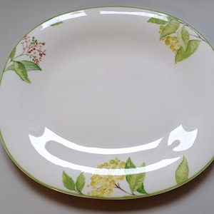 Villeroy & Boch - Green Garland - Large Dinner Plate / Service Plate / Platter Oval - Villeroy Boch - Germany 2000s