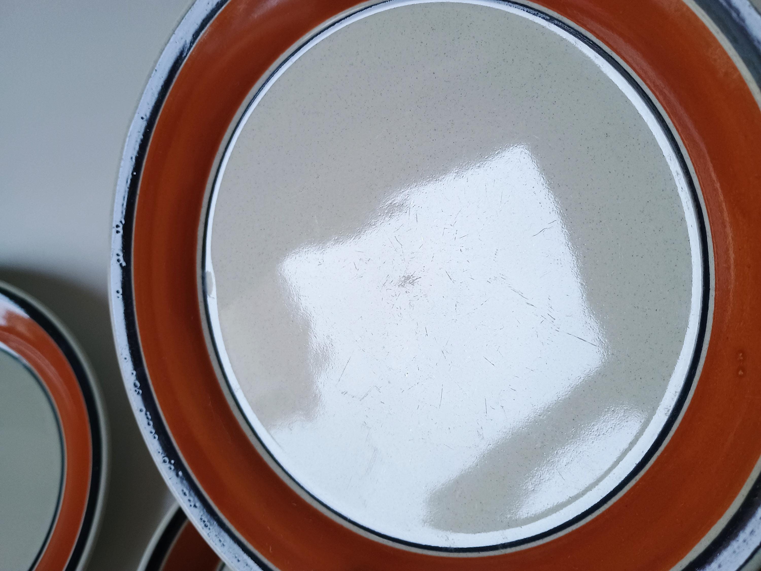 RANDA BANDA Höganäs Keramik Plates (set of 4) – 19cm Diameter