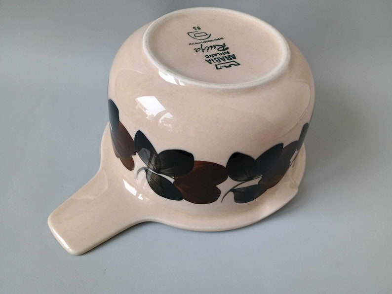 RUIJA Arabia Finland Sauce Boat / Gravy Boat Hand Painted Ulla Procopé 1975-1981 image 6