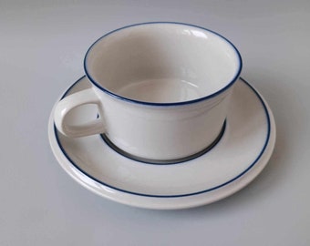 Arabia SAIMAA - Tea Cup & Saucer - Ulla Procopé / Richard Lindh - 1980-1985