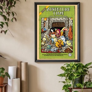 Adventure Time Poster, Adventure Time Wall Art, Adventure Time Digital Print, Finn and Jake Poster, Digital Download