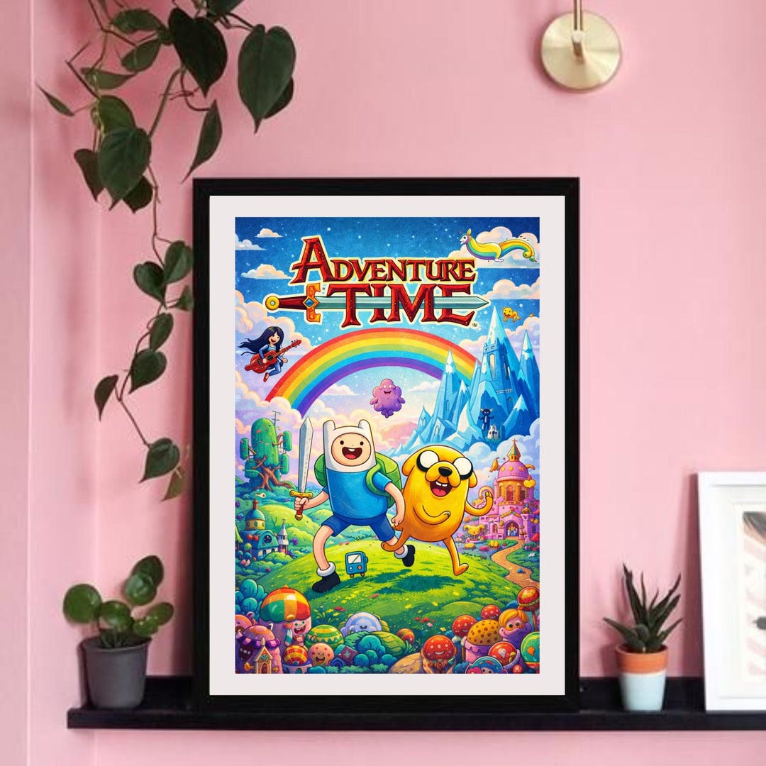 Adventure Time Finn and Jake Poster, Land of OOO Poster - Etsy Australia