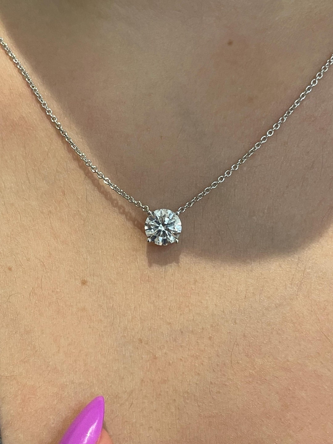 Amazing 1 2 Carat Diamond Necklace Gallery